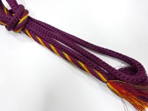 正絹　手組帯締め